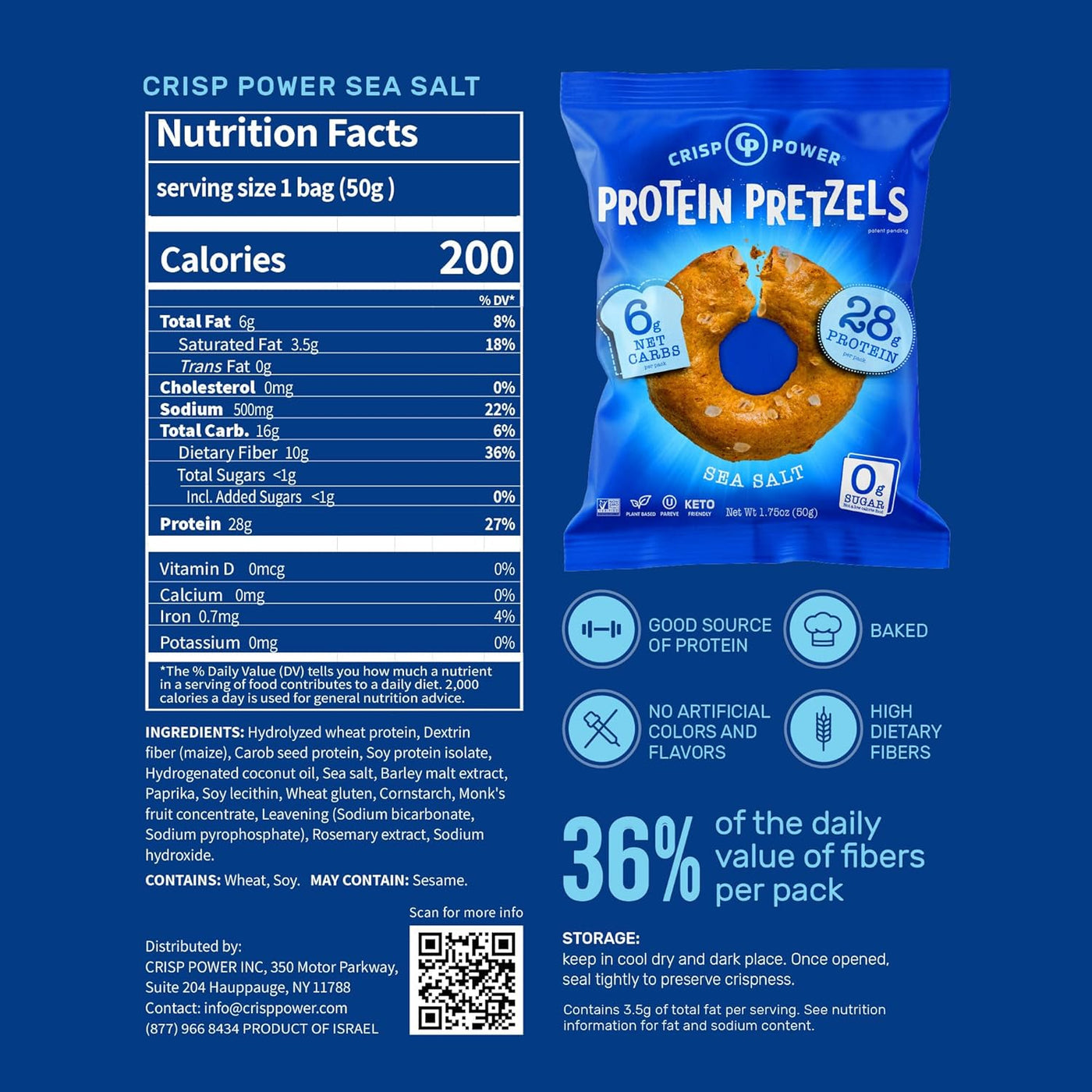 Protein Pretzels by Crisp Power