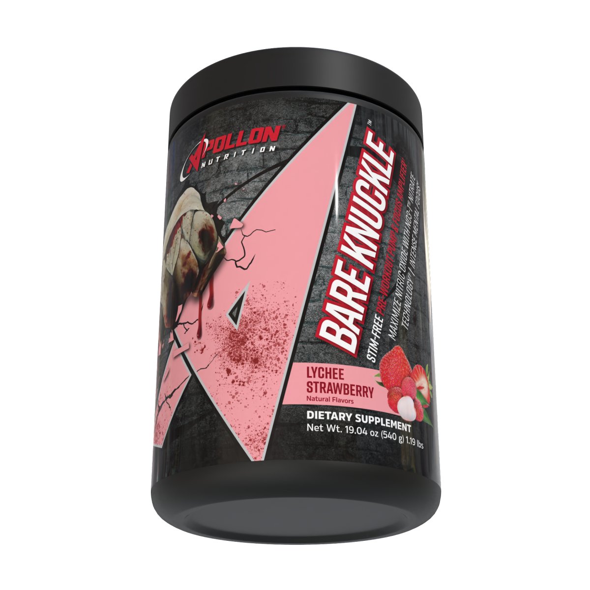 Bare Knuckle - Premium Non-Stimulant Nitrate Infused Pre-Workout Powerhouse - Apollon Nutrition.