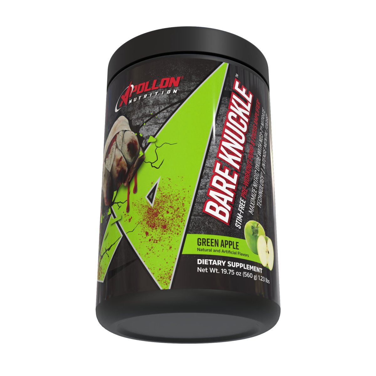 Bare Knuckle - Premium Non-Stimulant Nitrate Infused Pre-Workout Powerhouse - Apollon Nutrition.