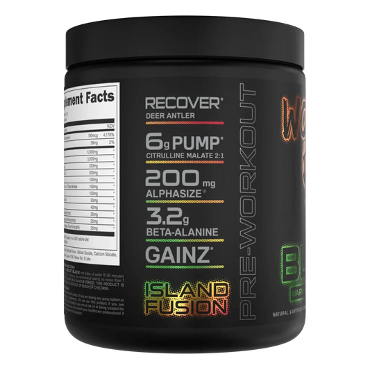 Woke Af-BLACK-High Stimulant Pre Workout-Bucked Up