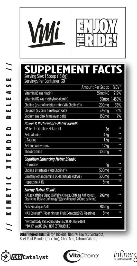 KXR STACKED® PERFORMANCE PRE-WORKOUT - VMI SPORTS