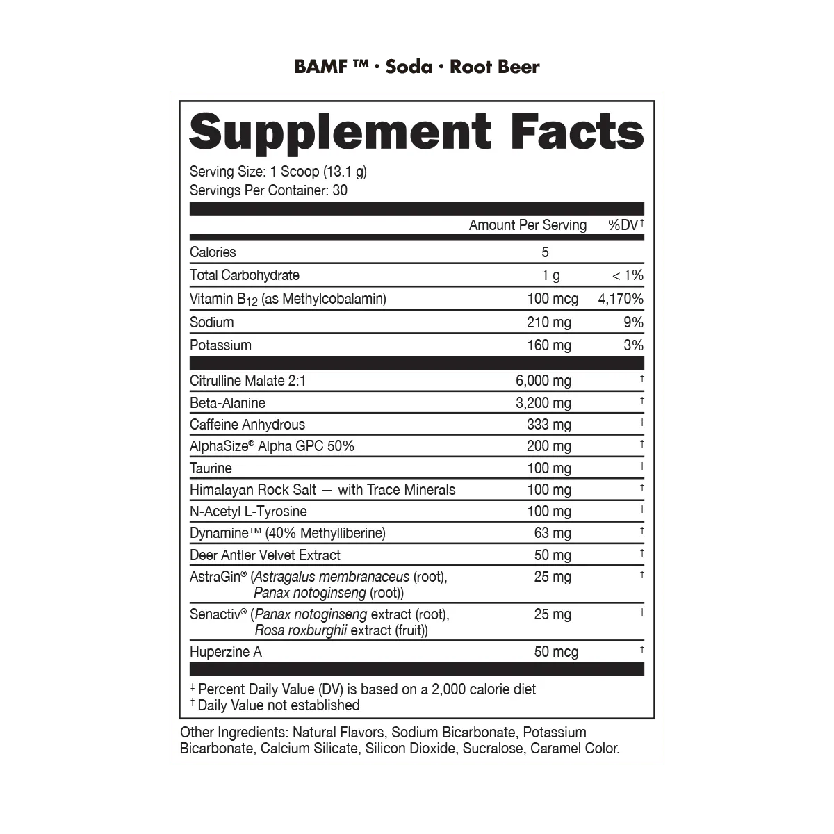 BAMF Soda Line Pre-Workout - Bucked Up