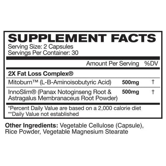 2X - Fat Loss + Metabolism Support - Astroflav