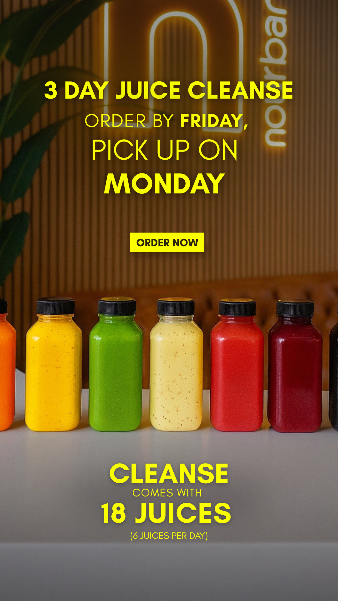 The 3-Day Reset Cleanse (18 Juices)