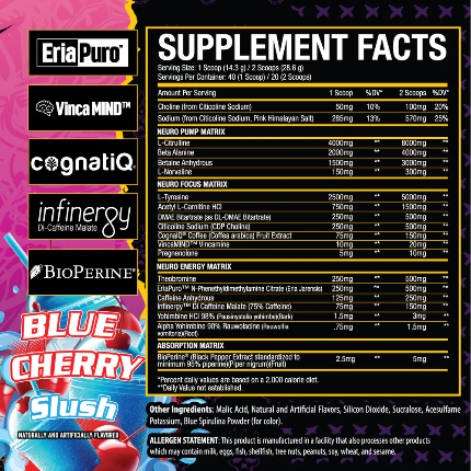 EL JEFE NEURO PRE WORKOUT - XTREMIS CARTEL