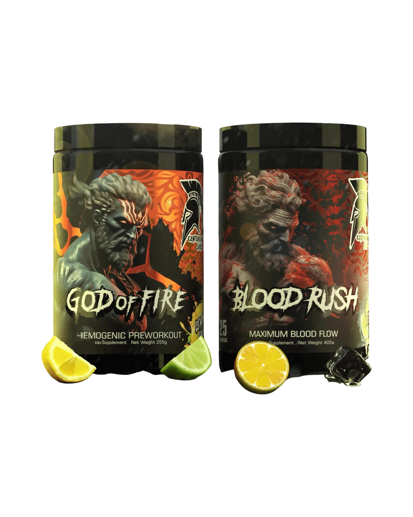 BLAZING PUMP STACK: GOD OF FIRE & BLOOD RUSH - Centurion Labz