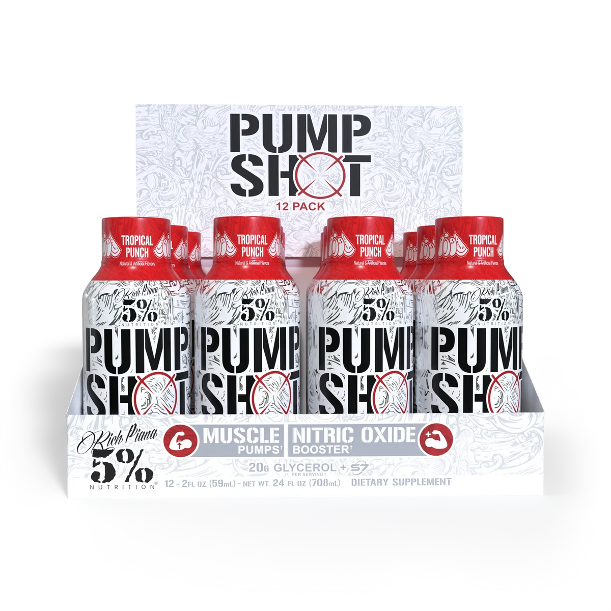 Pump shot nitric oxide booster - 5% Nutrition