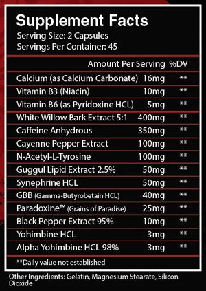 Exoshred Extreme Thermogenic- Centurion Labz