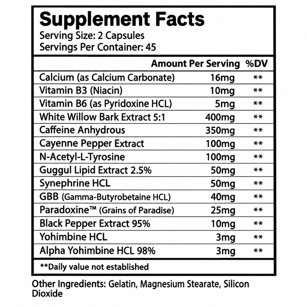 Exoshred Extreme Thermogenic- Centurion Labz