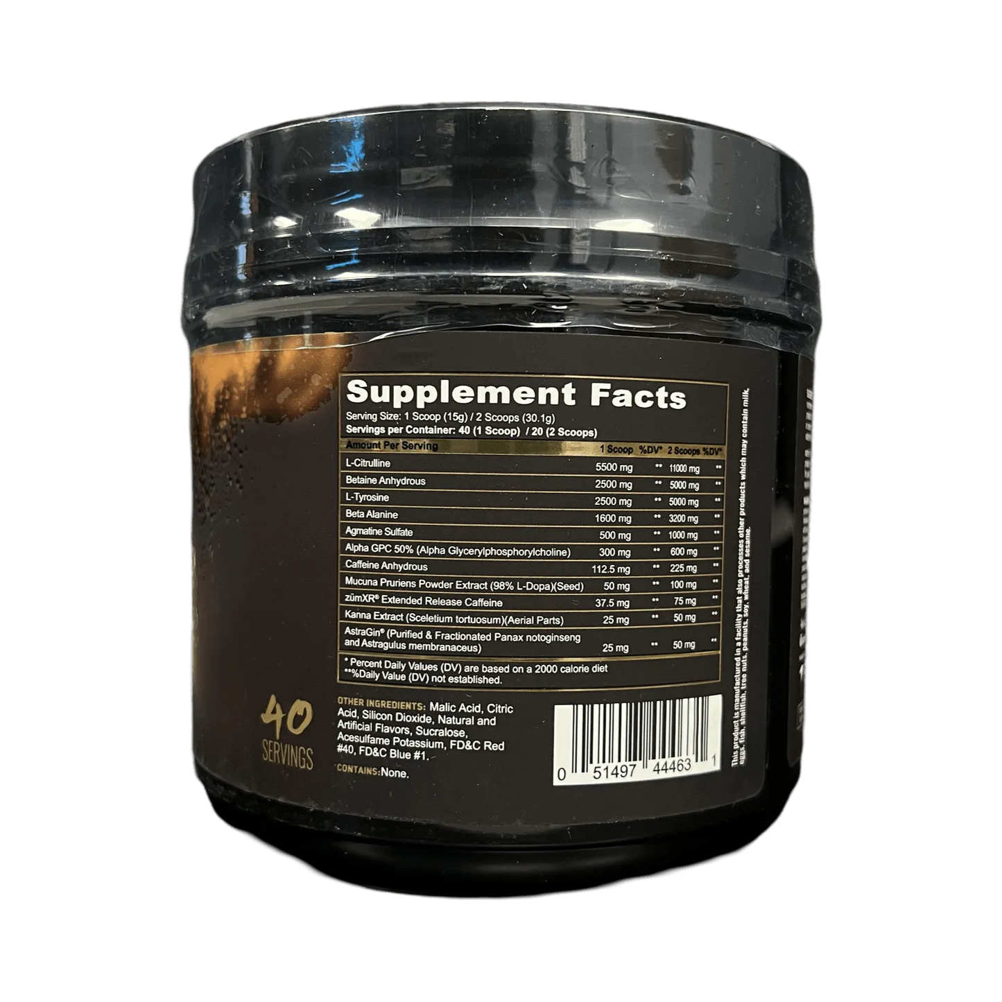 Pandamus Pre Workout - Level 2 - Panda Supplements