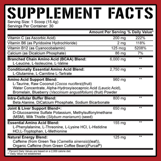 All Day You May 10:11 BCAA (Caffeinated)-5% Nutrition