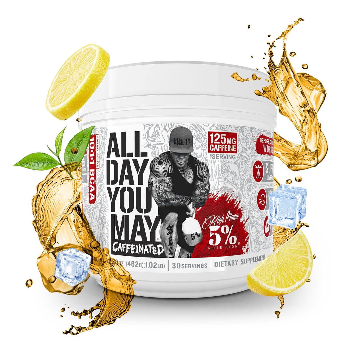 All Day You May 10:11 BCAA (Caffeinated)-5% Nutrition