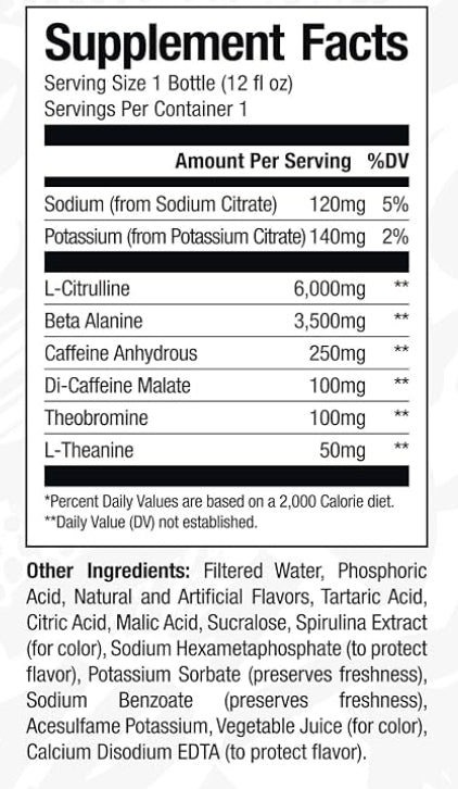 Ready To Drink Pre-Workout - Ryse