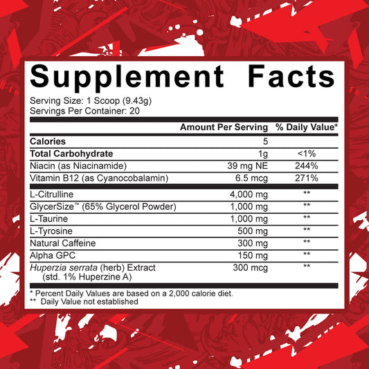 Code Red Pre-Workout - 5% Nutrition