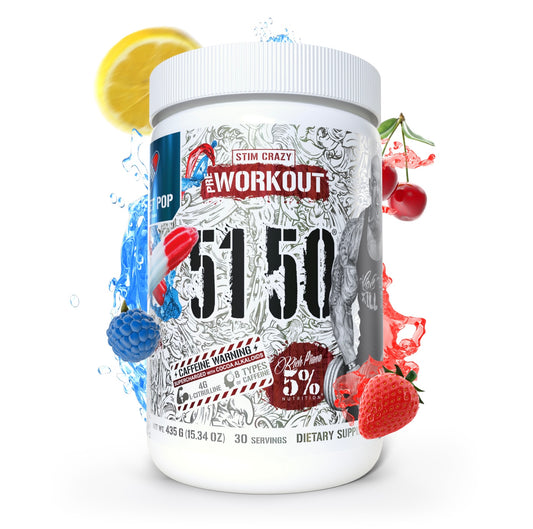 5150 Stim Crazy Pre-Workout - 5% Nutrition