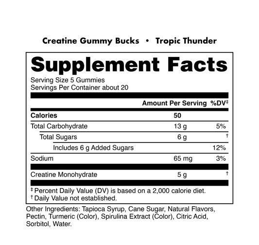 Creatine Gummies - Bucked Up