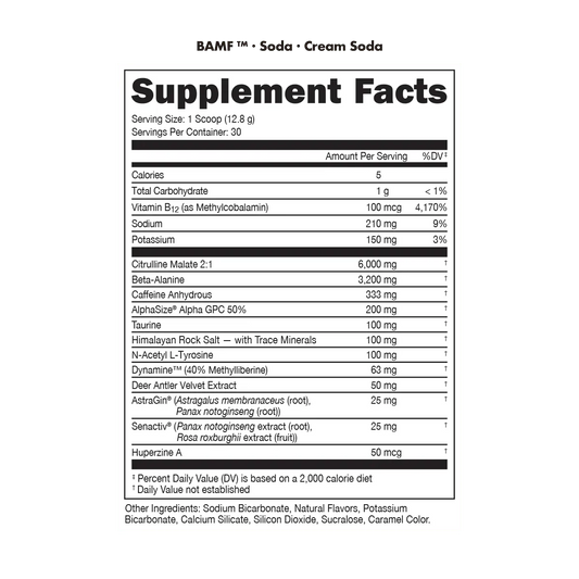 BAMF Soda Line Pre-Workout - Bucked Up