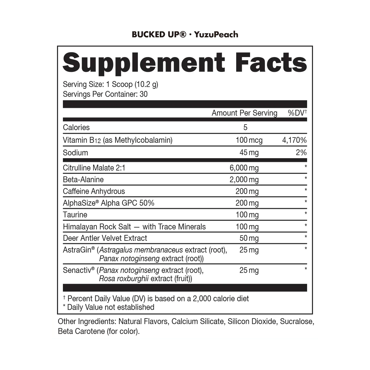 Bucked Up Pre-Workout