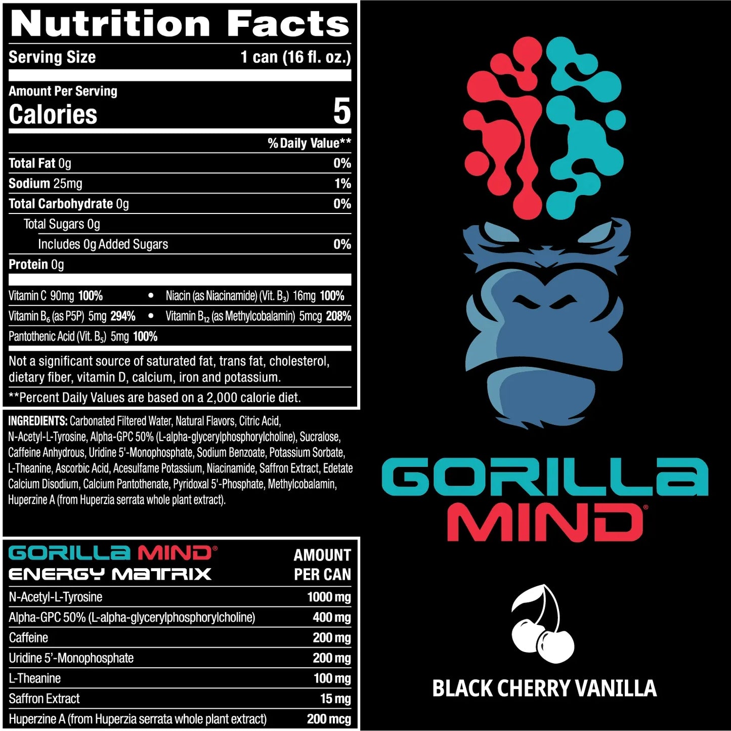 Energy Drink - Gorilla Mind