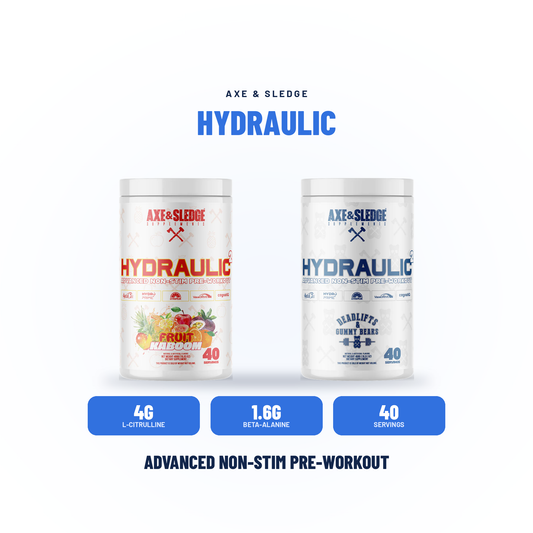 Hydraulic V2 Non-Stim Preworkout - Axe & Sledge