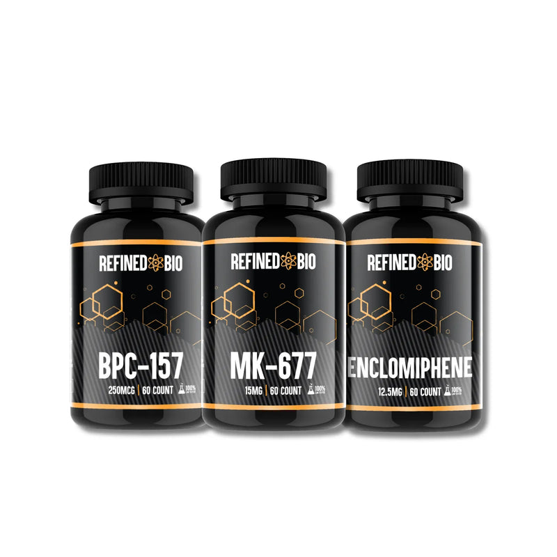 Trio - Enclomiphene + MK677 + BPC-157 - Refined Bio