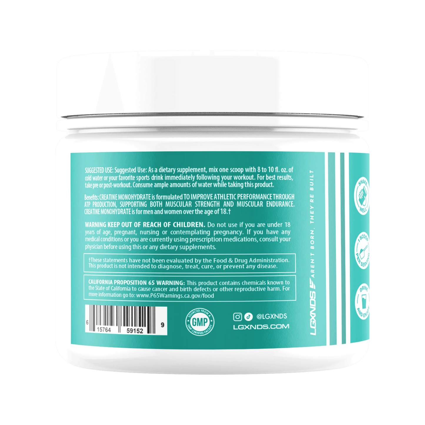 FREE Lgxnds Creatine - 30 Servings