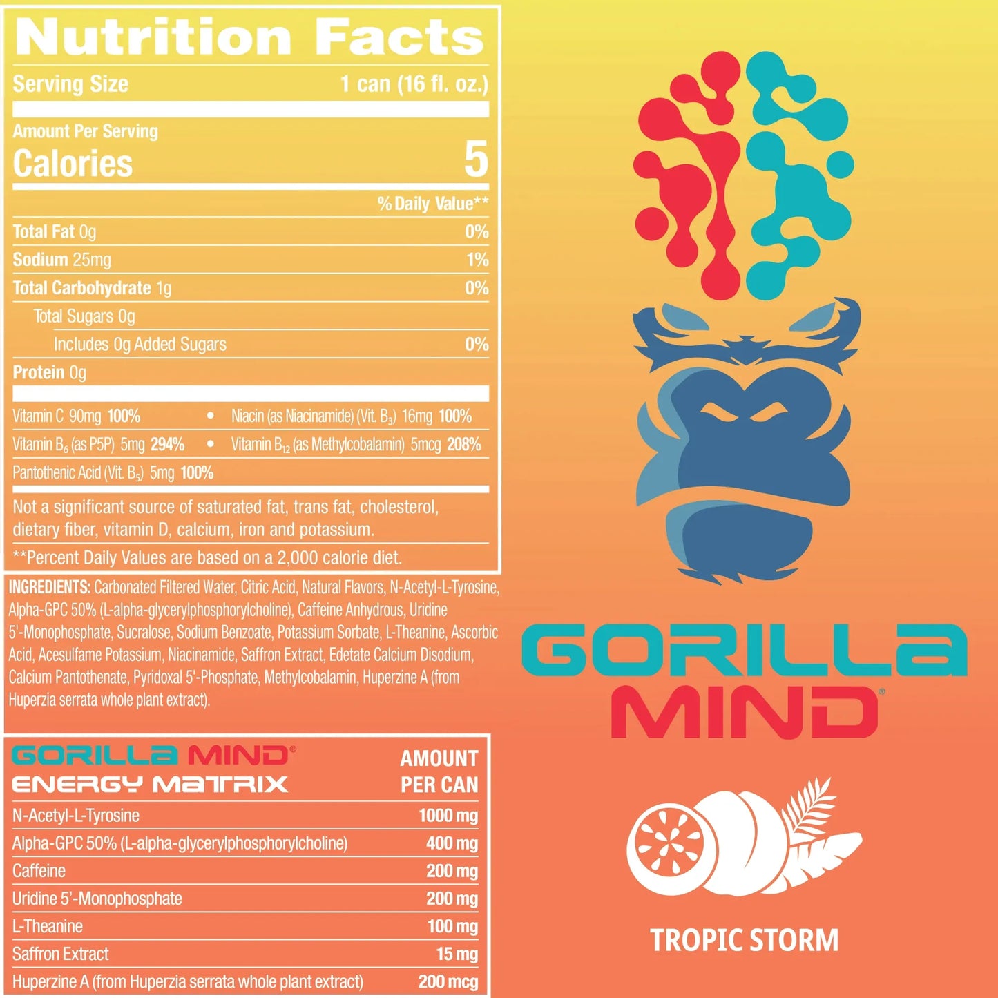 Energy Drink - Gorilla Mind