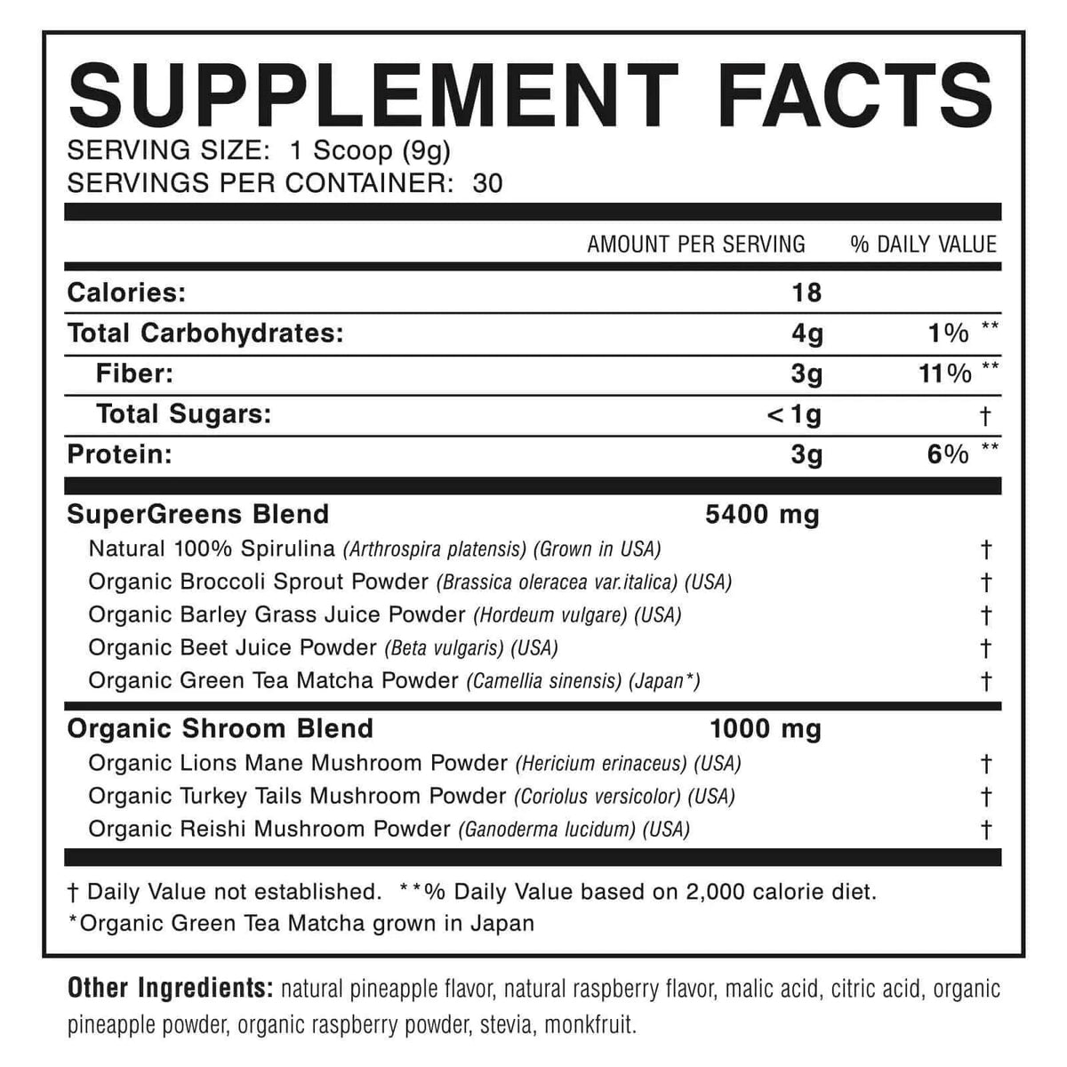 Super Greens - Myogenix - Prime Sports Nutrition