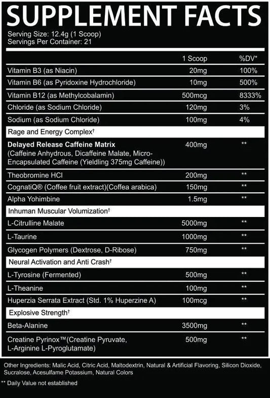 Inhuman Pre-Workout - AfterDark