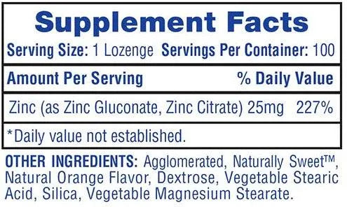 Zinc Lozenges - Hi-Tech Pharmaceutical