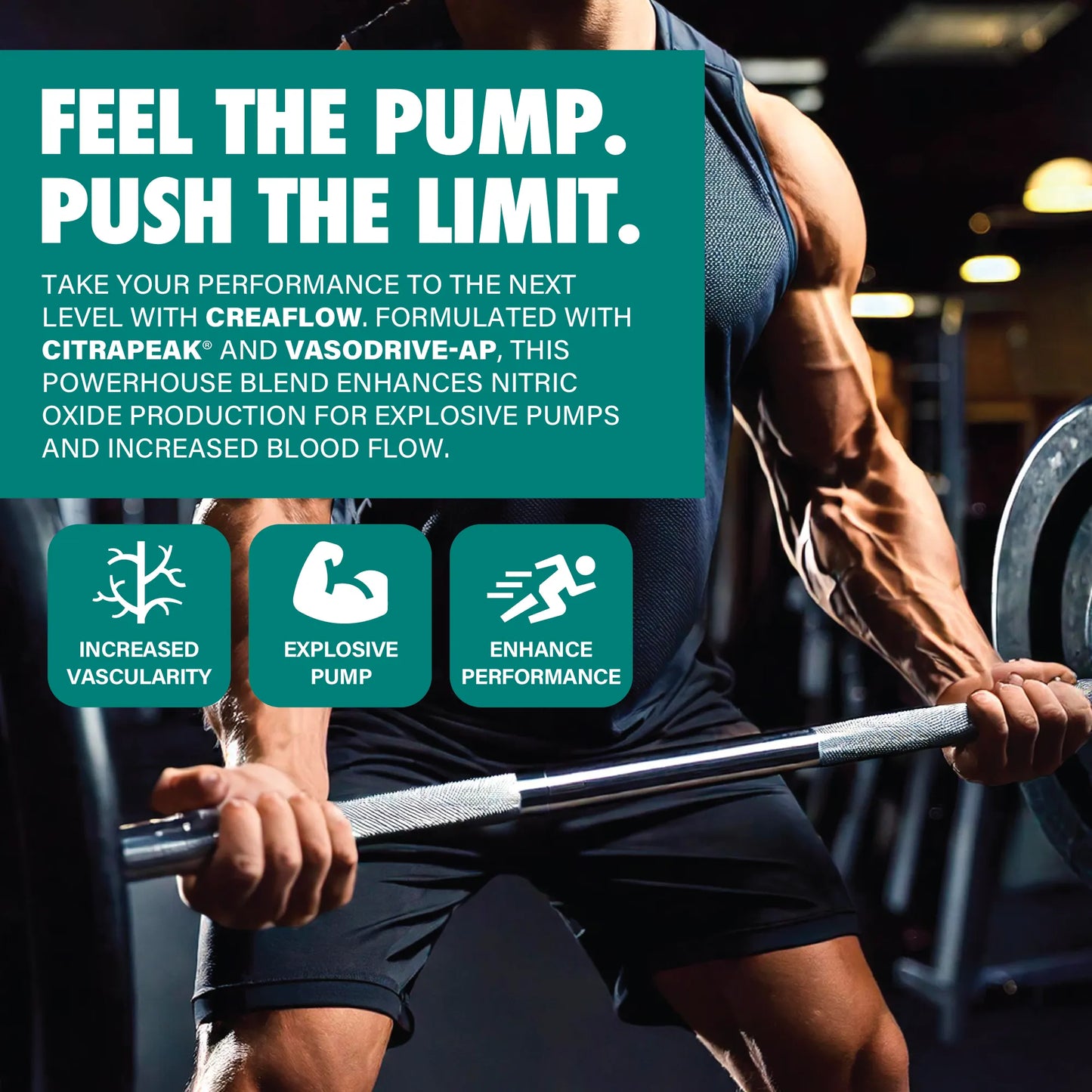 Creaflow - Creatine + Pump Capsules - LGXNDS