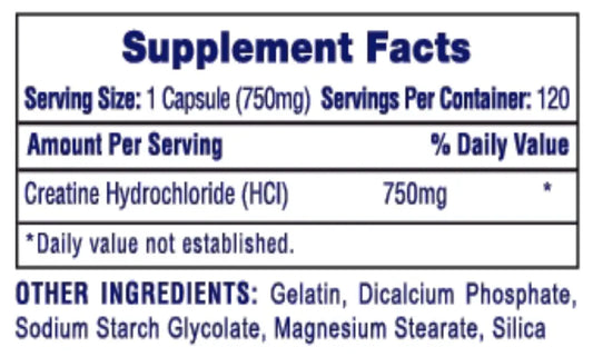 Creatine HCL - Hi-Tech Pharamceuticals