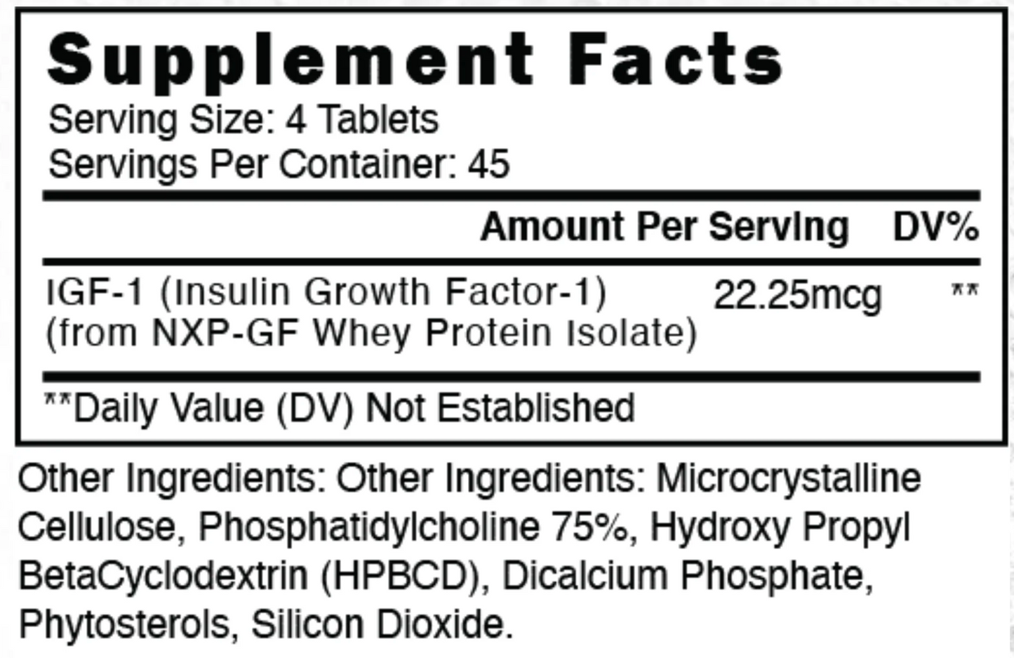 SST-1: IGF-1 - Blackstone Labs