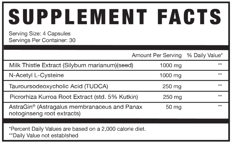 LIVER+ // LIVER & ORGAN SUPPORT - AXE & SLEDGE SUPPLEMENTS