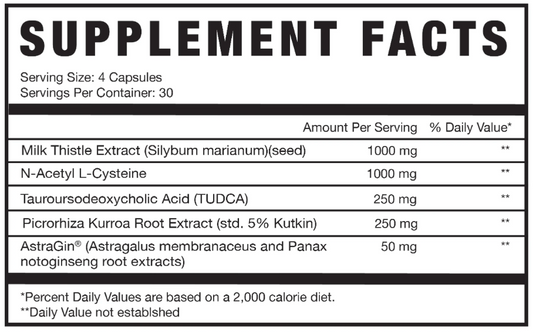 LIVER+ // LIVER & ORGAN SUPPORT - AXE & SLEDGE SUPPLEMENTS