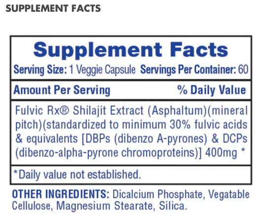 Shilajit Extract - Hi-Tech Pharmaceuticals