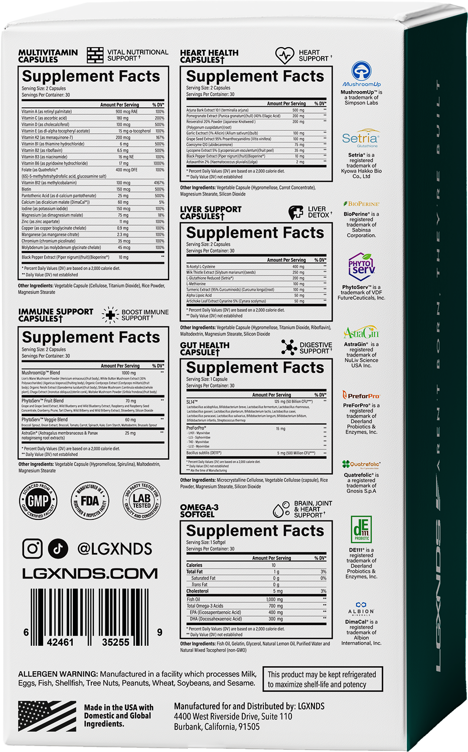 Essenti+ Vitamin Pack - LGXNDS