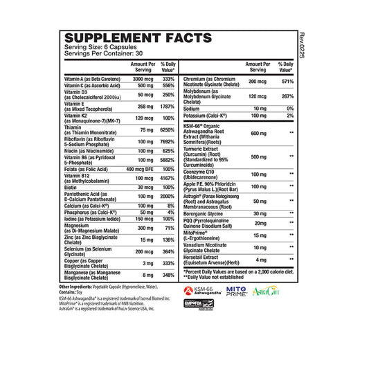 Apollon Multi - Premium Multivitamin & Mineral - Apollon Nutrition