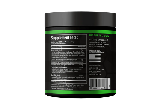 Greens+Fiber Apple Cinnamon - White Lion Labs