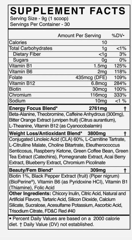 Tone Pre Workout - Blackmarket - Prime Sports Nutrition