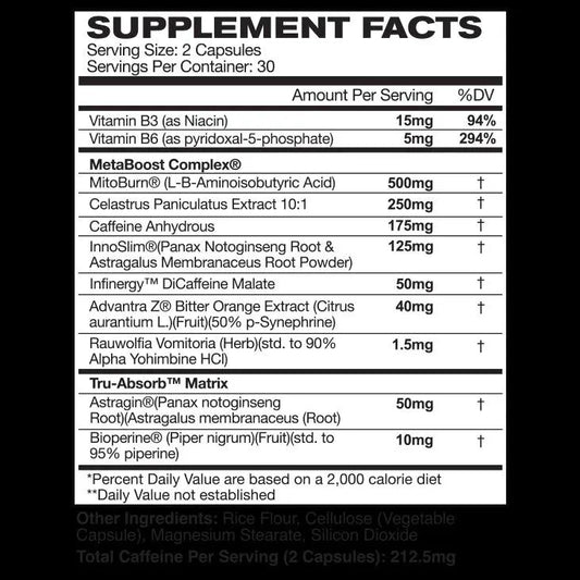 Meta Burn AM - Astroflav - Prime Sports Nutrition