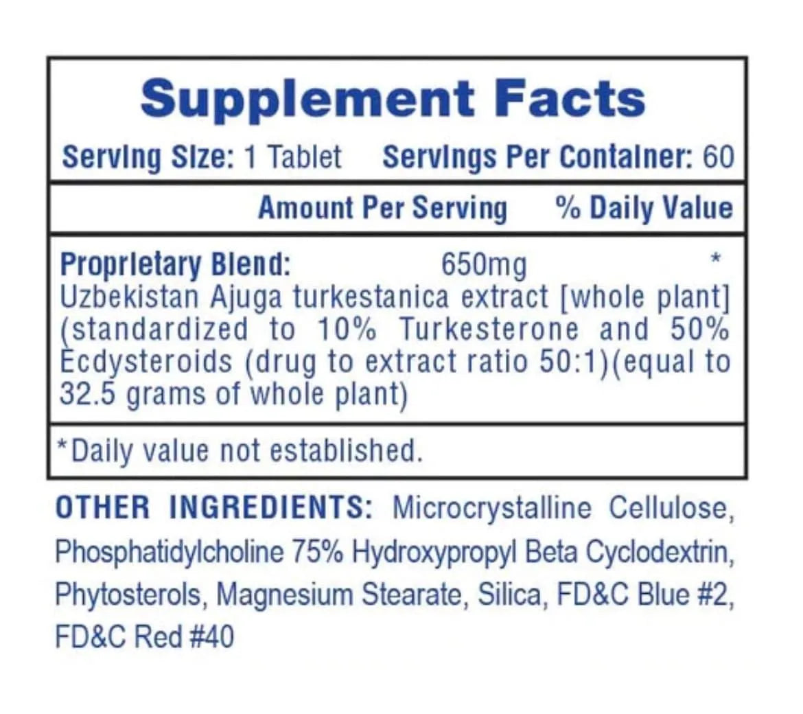 Turkesterone 650 - Hi Tech Pharmaceuticals - Prime Sports Nutrition