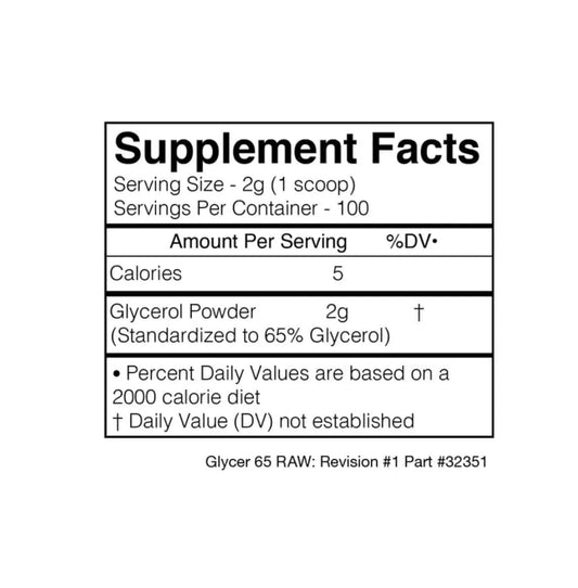 Glycer 65 - Blackmarket - Prime Sports Nutrition