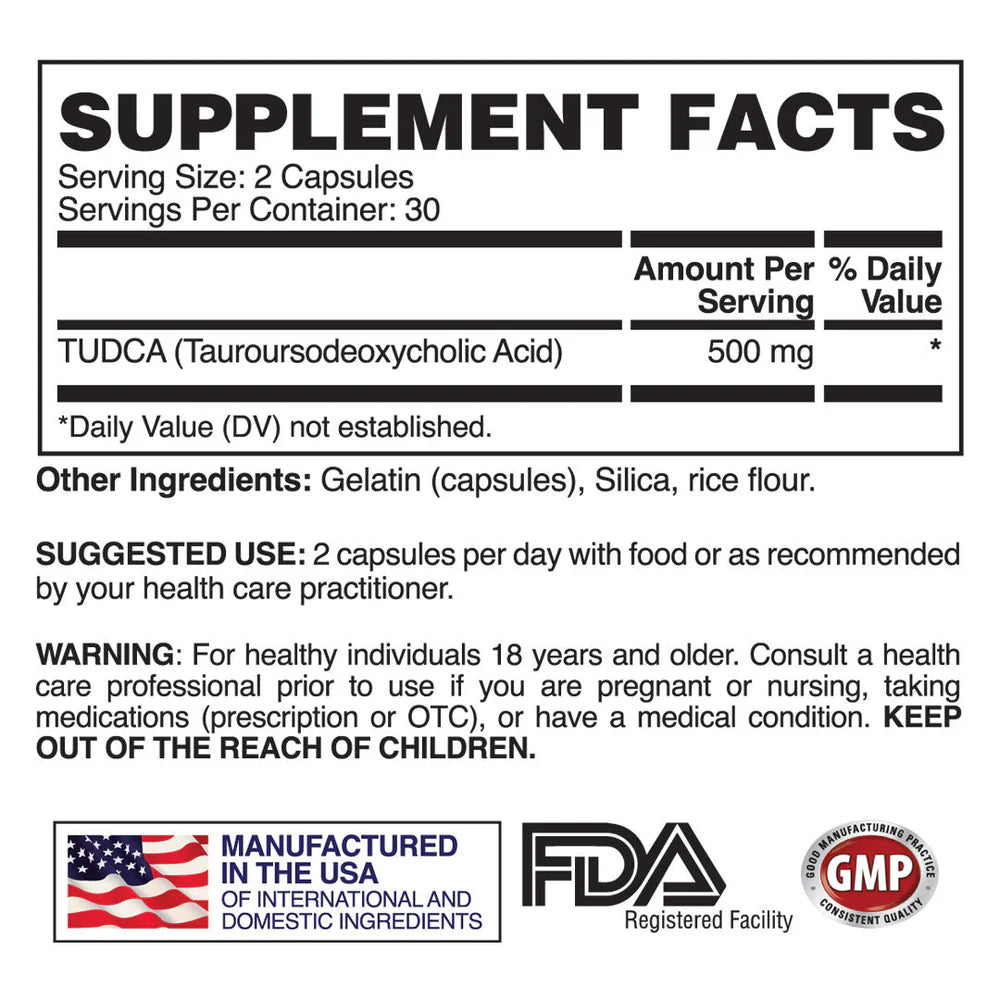 TUDCA - Liver Health Support- Apollon Nutrition