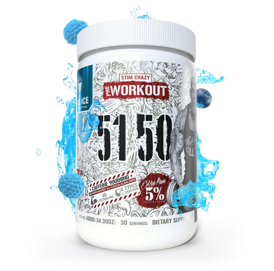 5150 Stim Crazy Pre-Workout - 5% Nutrition