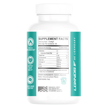 Omega 3 Fish Oil - Lgxnds