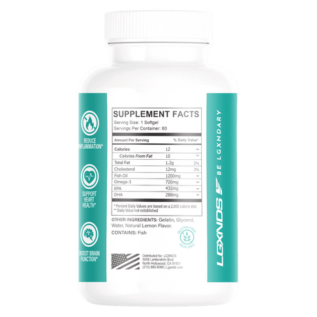 Omega 3 Fish Oil - Lgxnds