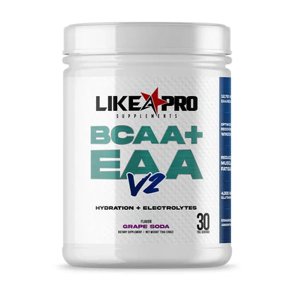BCAA + EAA Hydration + Electrolytes - Like A Pro Supplements