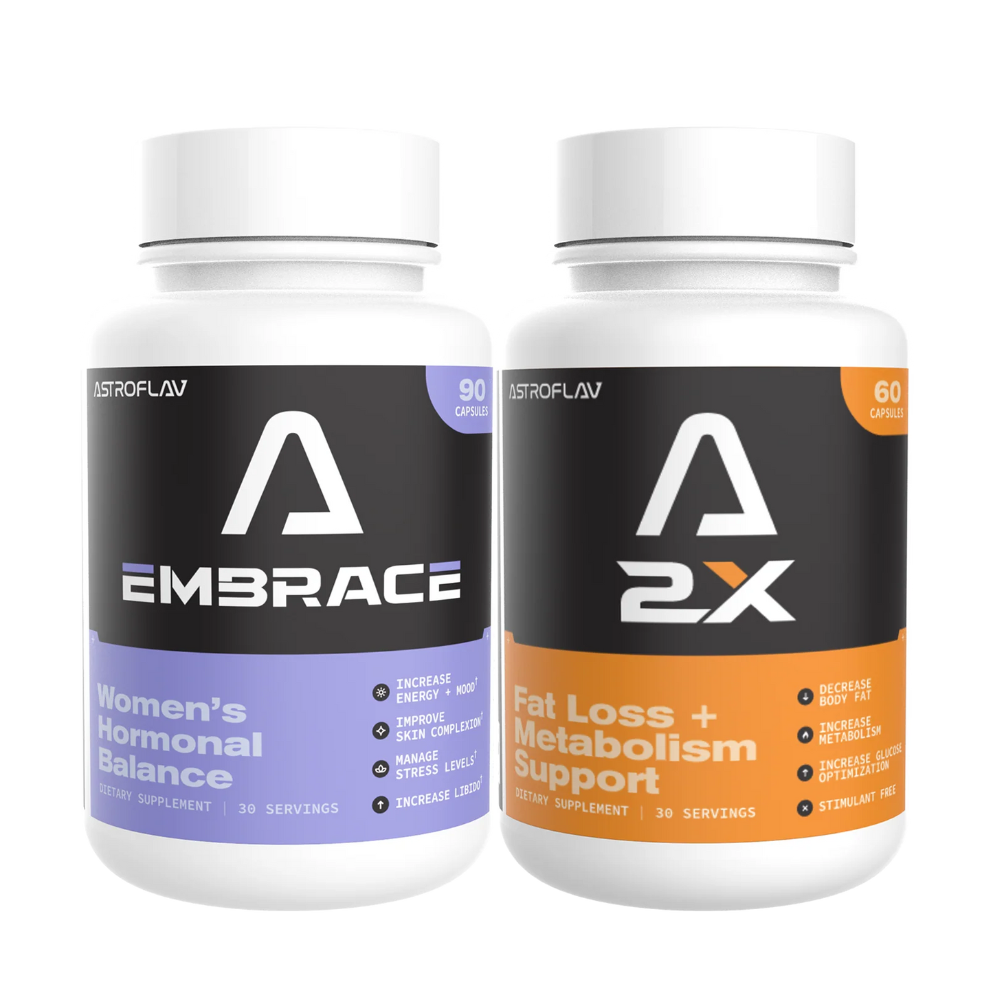 WOMEN'S BEGINNER FAT LOSS STACK | BALANCE HORMONES + BOOST METABOLISM - ASTROFLAV