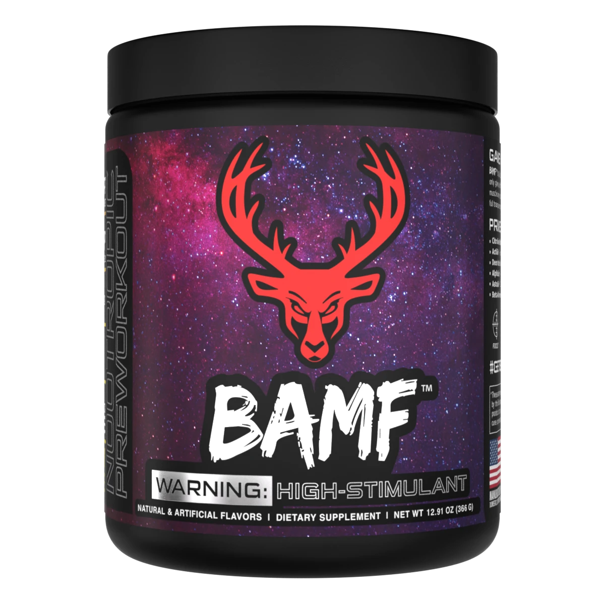 BAMF High Stimulant Nootropic Pre-Workout - Das Labs